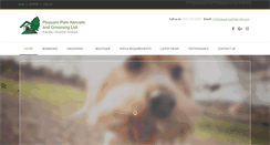 Desktop Screenshot of pleasantparkkennels.com