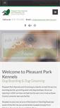 Mobile Screenshot of pleasantparkkennels.com